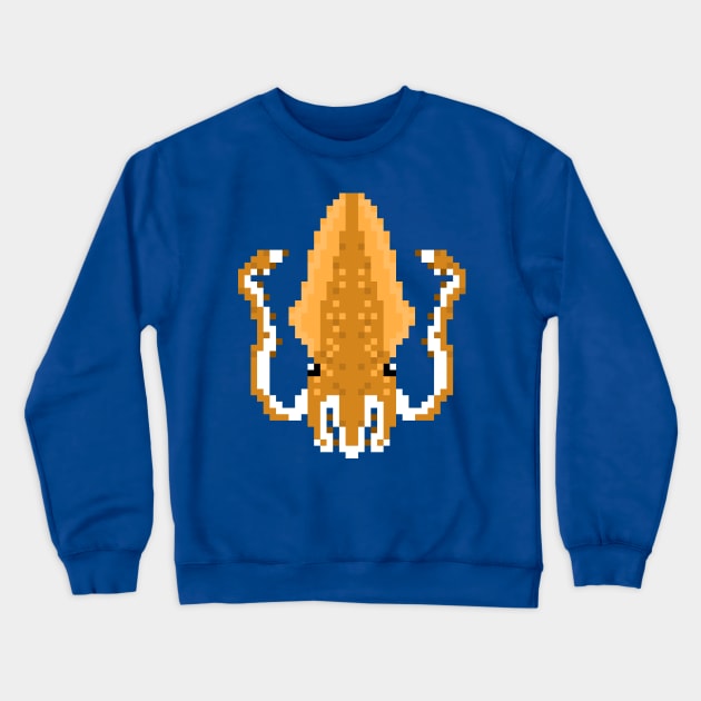 Pixel squid Crewneck Sweatshirt by ManicWax